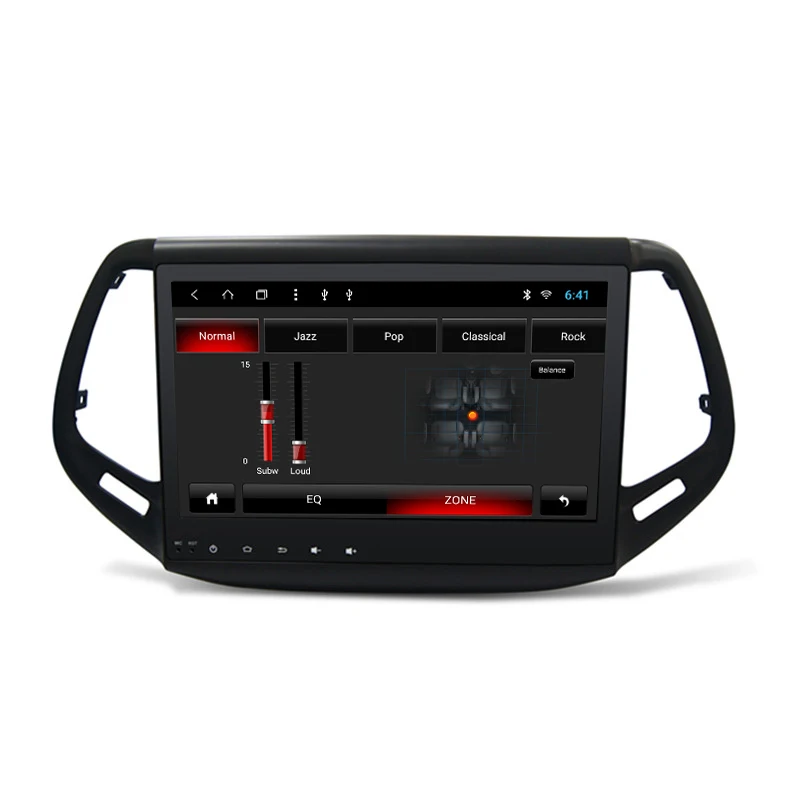 10 1 дюймов авто радио для Jeep компасы долгота 2017 gps навигации Android 8 системы