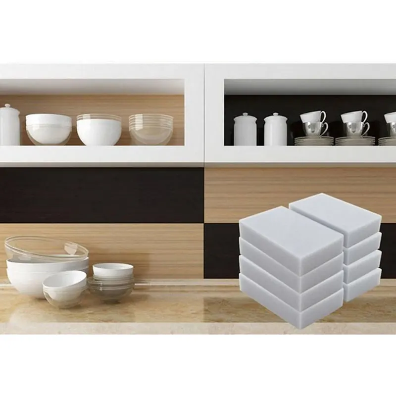 5 шт./лот супер чистая волшебная губка кухонная Экологически серая для мытья