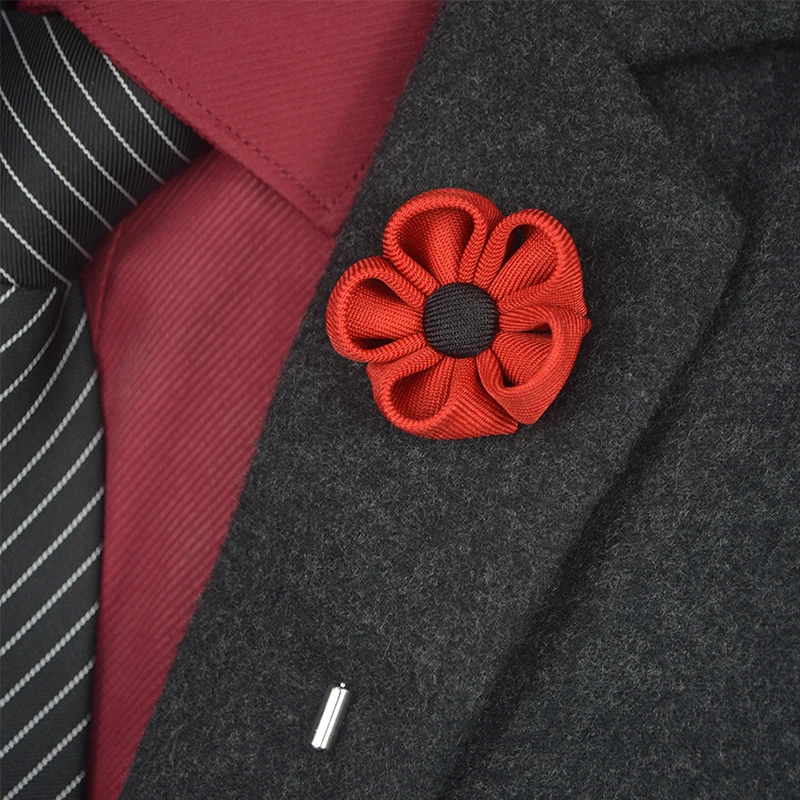 Изделия ручной работы mdiger цветочный брошь на шпильке для мужские свадебные