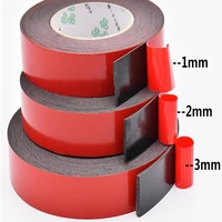 szbft 1 3mm thickness black super strong self adhesive foam car double sided tape mobile phone dust proof tape