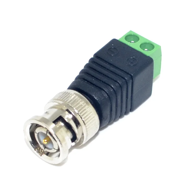 10 шт./лот BNC коннектор Мужской коаксиальный CAT5 к разъем для камеры терминал CCTV DVR