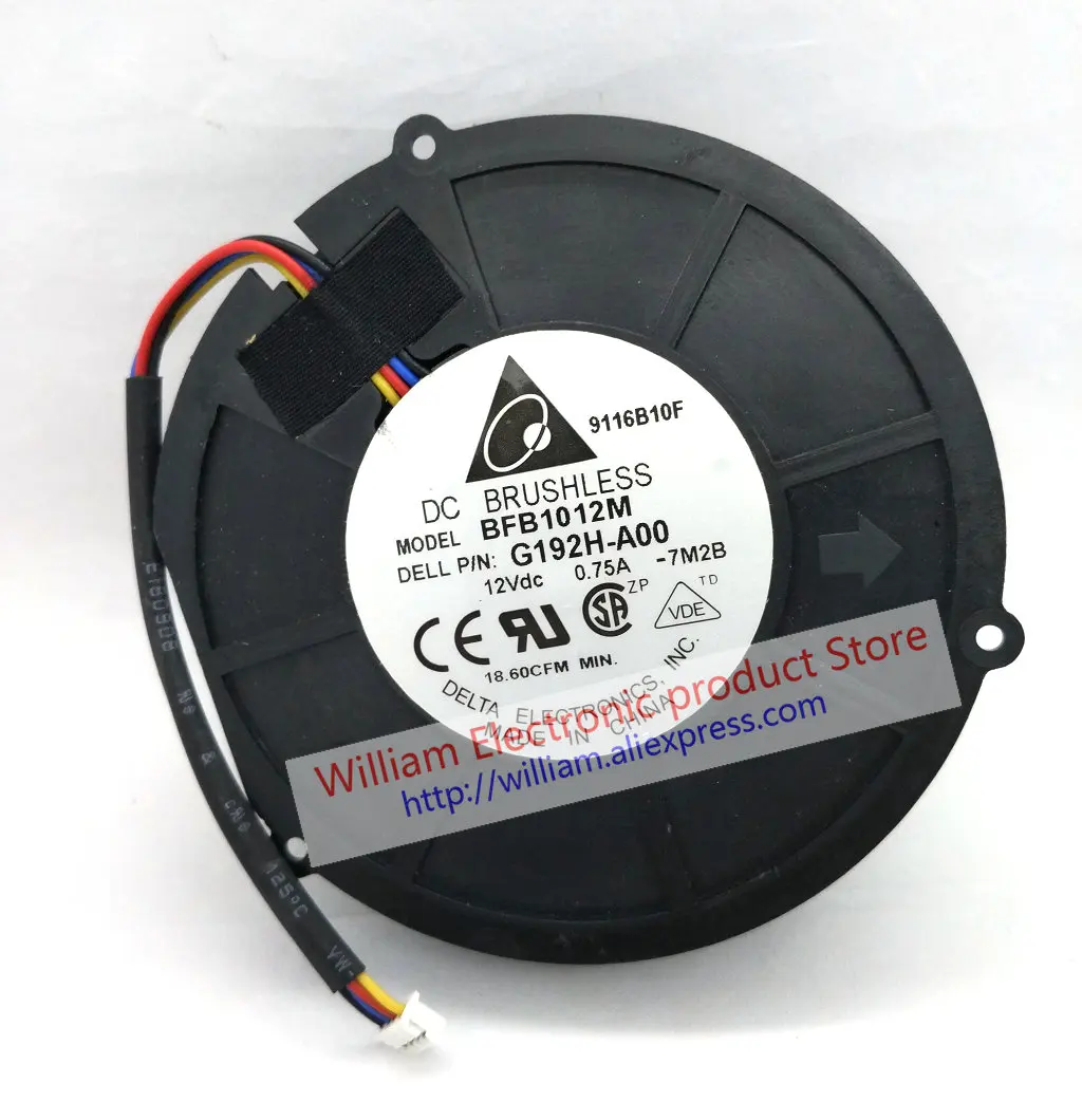 Новый оригинальный вентилятор Delta 75*30 мм 12 В 0,75 А BFB1012M компьютерный охлаждающий вентилятор