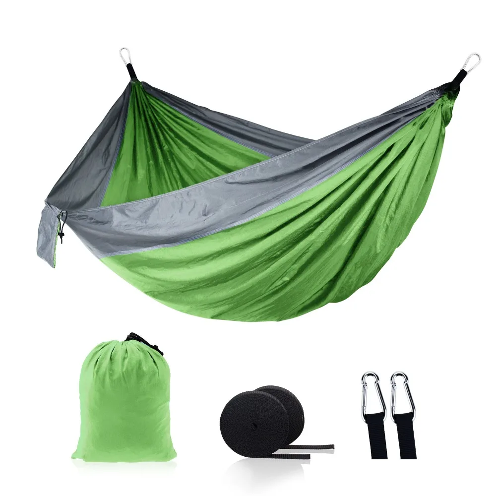 

260x140cm Single Double Camping Hammocks for Survival Backpacking Adventure Holiday Holiday Hiking Lightweight Portable Hammock
