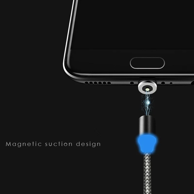 Быстрый Магнитный кабель Micro USB для зарядки iPhone Xr X XS 8 6s 7 телефонный type C huawei Xiaomi