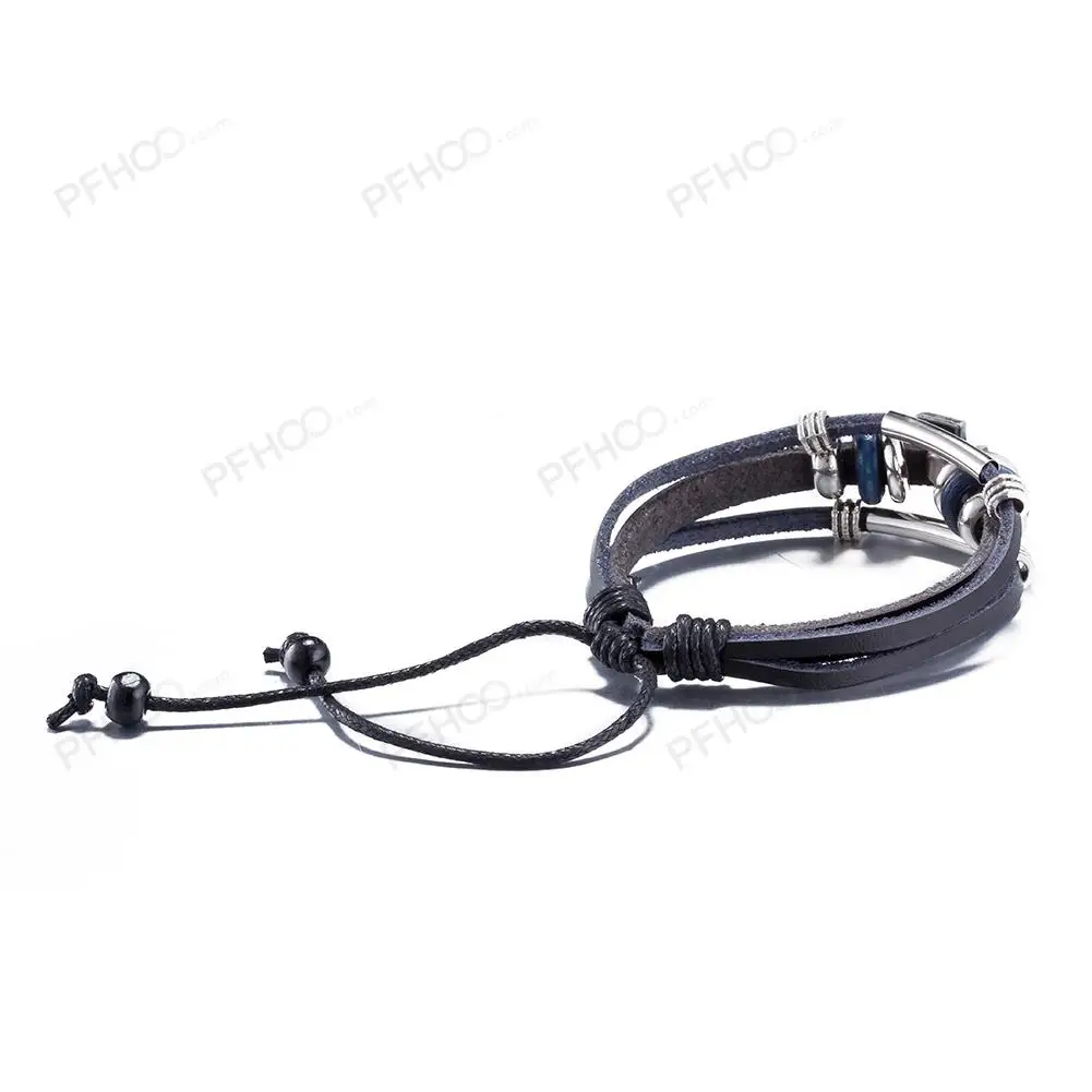 Крест pulsera pulceras cuero leren кожаные PU Подвески dijes черный пистолет bijoux luxe товары в
