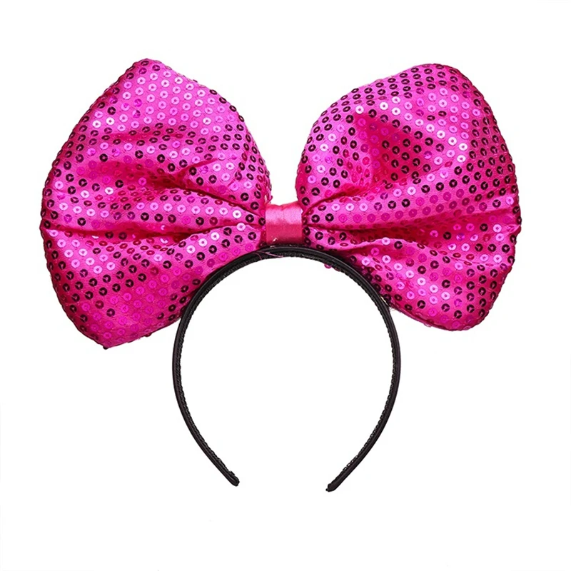 

Daisies Sequined Hairbands Big Bow knot Headwear Christmas Halloween Hair Accessories For Women