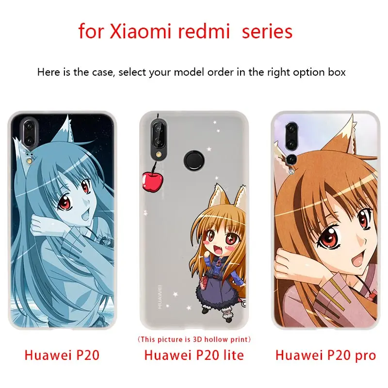 Чехол для телефона из ТПУ с волком и специями мягкие чехлы Huawei P40 P30 P20 Pro P10 P9 Lite p30lite