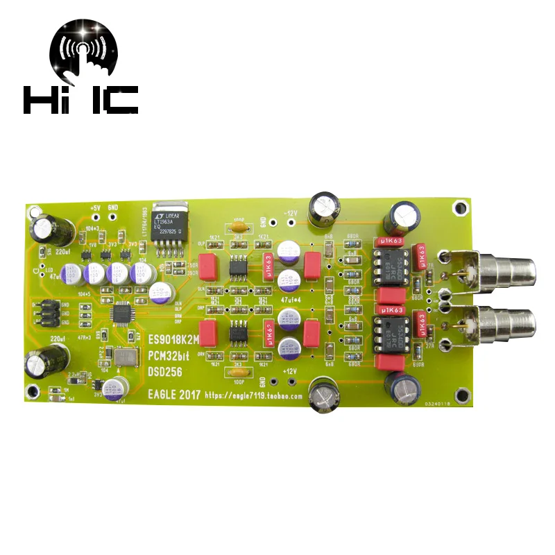 HIFI ES9018K2M ES9018 IIS/I2S вход декодера доска ЦАП для Amanero APTX Bluetooth | Электроника