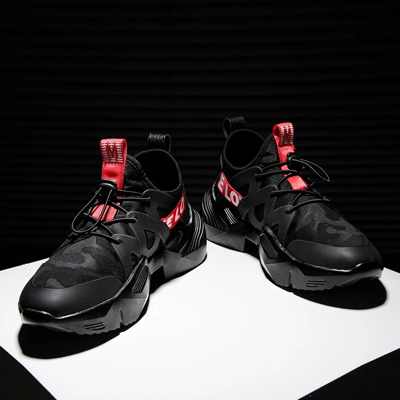 Новинка 2019 года сезон весна huarache zapatos de hombre модная красная Уличная обувь для бега