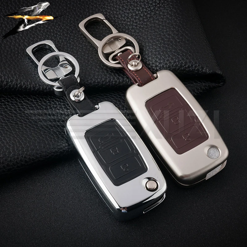 Zinc alloy leather For Geely Emgrand EC7 EC715 EC718 Global Hawk GX7 Case Cover Protect Folding Car Key Auto Accessories | Автомобили и