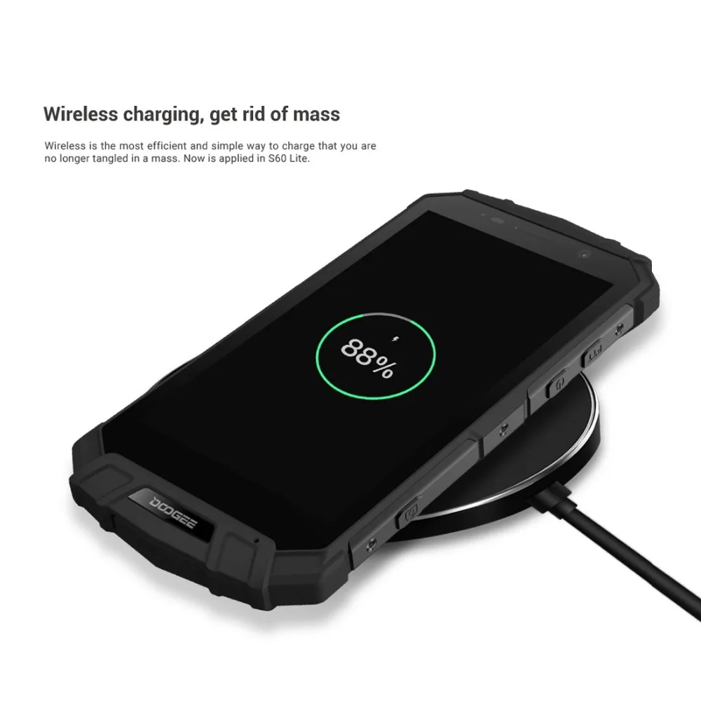 DOOGEE S60 Lite, 4 Гб+ 32 ГБ, мобильный телефон, IP68, водонепроницаемый, 5,2 дюймов, Android 7,0, MTK6750T, четыре ядра, две sim-карты, NFC, OTG, смартфон