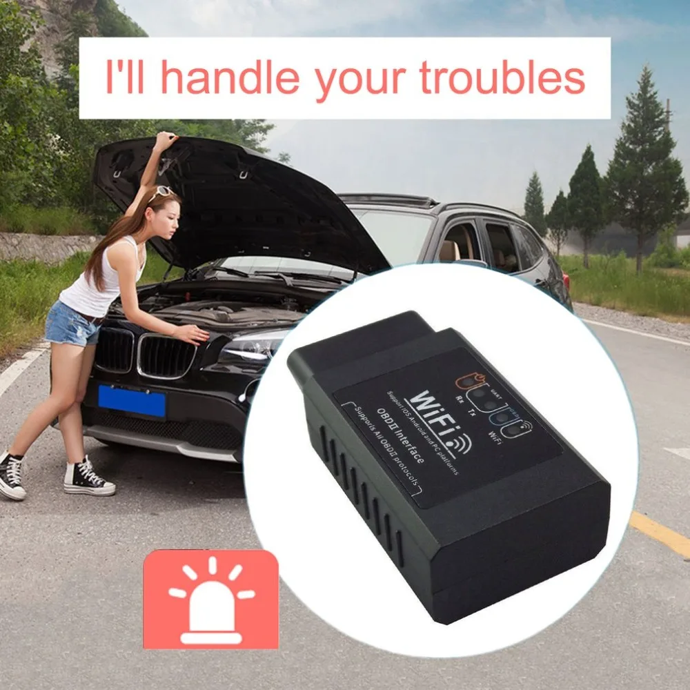 Автомобильный диагностический сканер ELM327 Wi Fi OBD2 интерфейс OBDII для iOS устройств