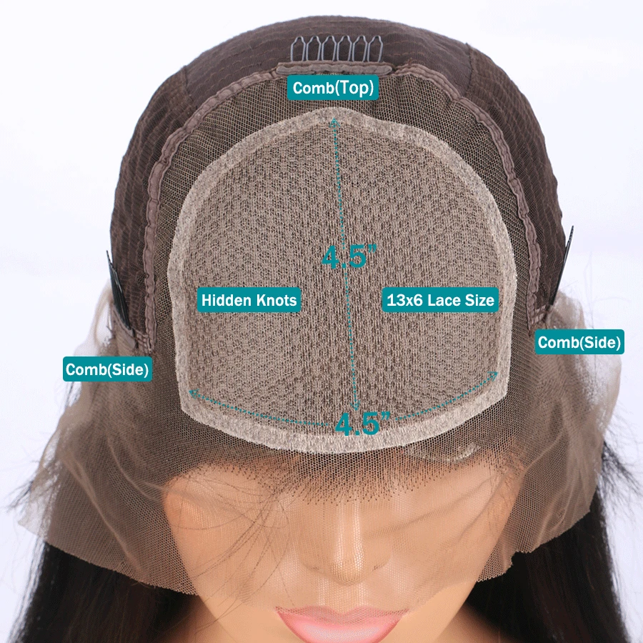 Elva волосы объемная волна 150 плотность кружевные передние человеческие парики