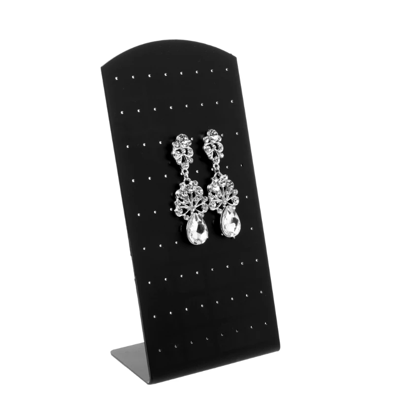 Пластиковая вешалка для сережек гвоздиков с 72 отверстиями|organizer holder|jewelry displayjewelry