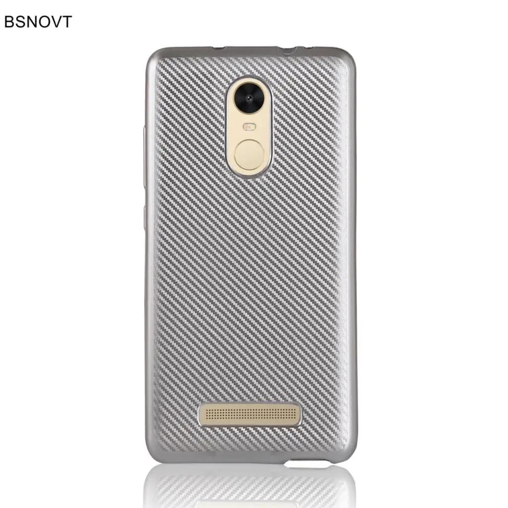 BSNOVT Xiaomi Redmi Note 3 Pro Чехол мягкий чехол из углеродного волокна тонкий ТПУ
