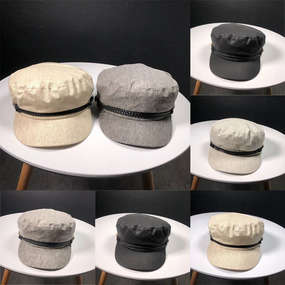 Новинка 2019! Новый хлопковый мужской берет Регулируемая Кепка мужская Ковбойская