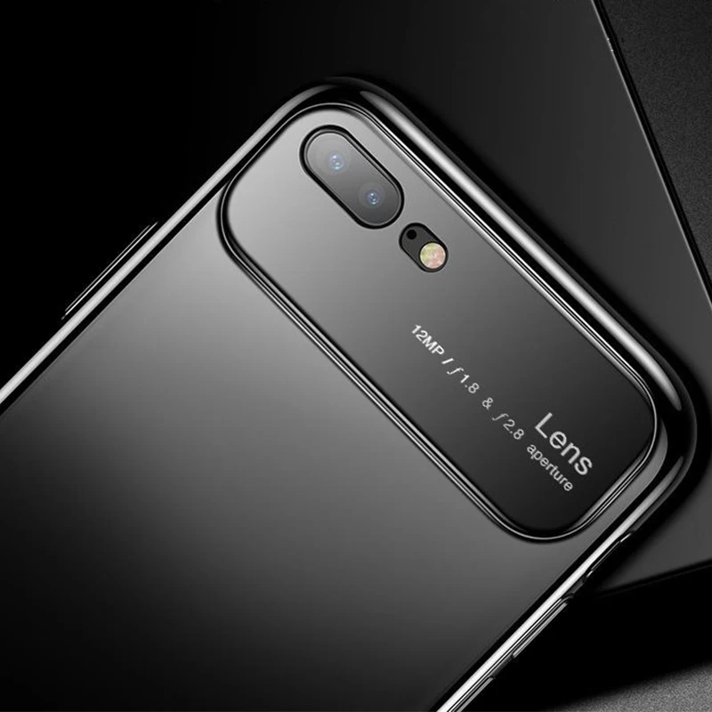 Чехол для телефона Essager iPhone X 10 8 7 Plus закаленное стекло + Жесткая защитная задняя