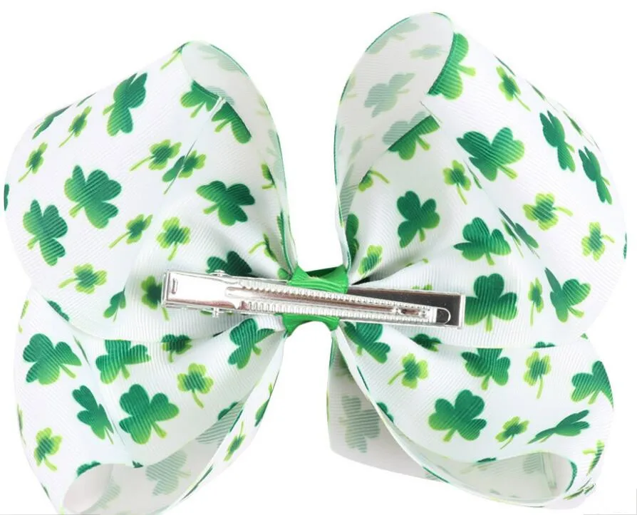 70 шт. бесплатная доставка 8 дюймовый Новый бант для волос|hairbows|st patrick's daypcs |