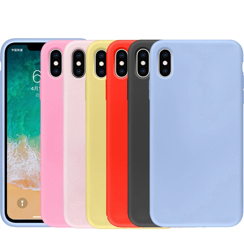 Мягкий чехол из ТПУ для Apple iphone X 10 XR XS MAX 6 6S 8 7 Plus 2019 новый модный плотный матовый