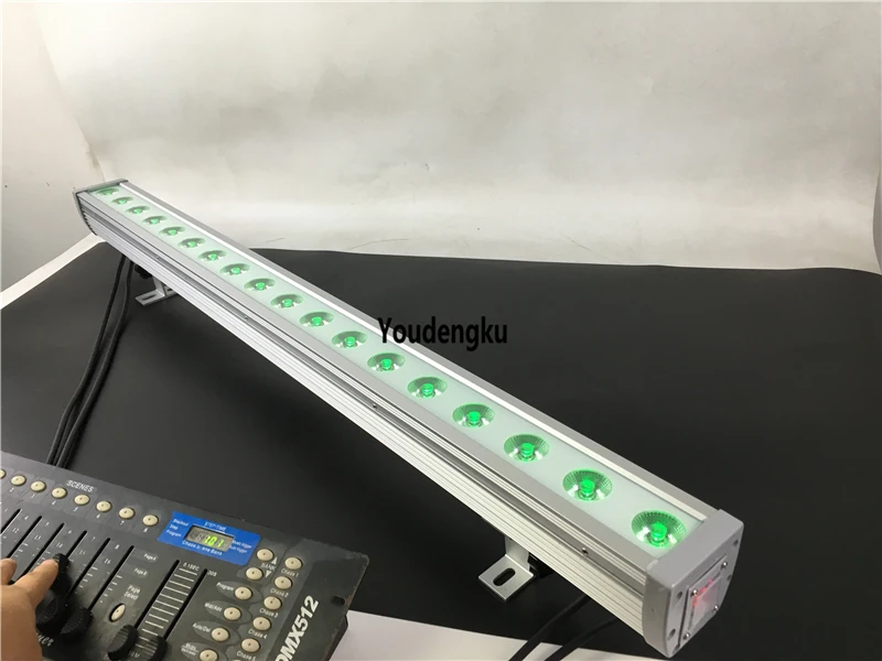 4 шт. наружная Водонепроницаемая светодиодная лампа для мытья 18x3w rgb 3in1 настенная