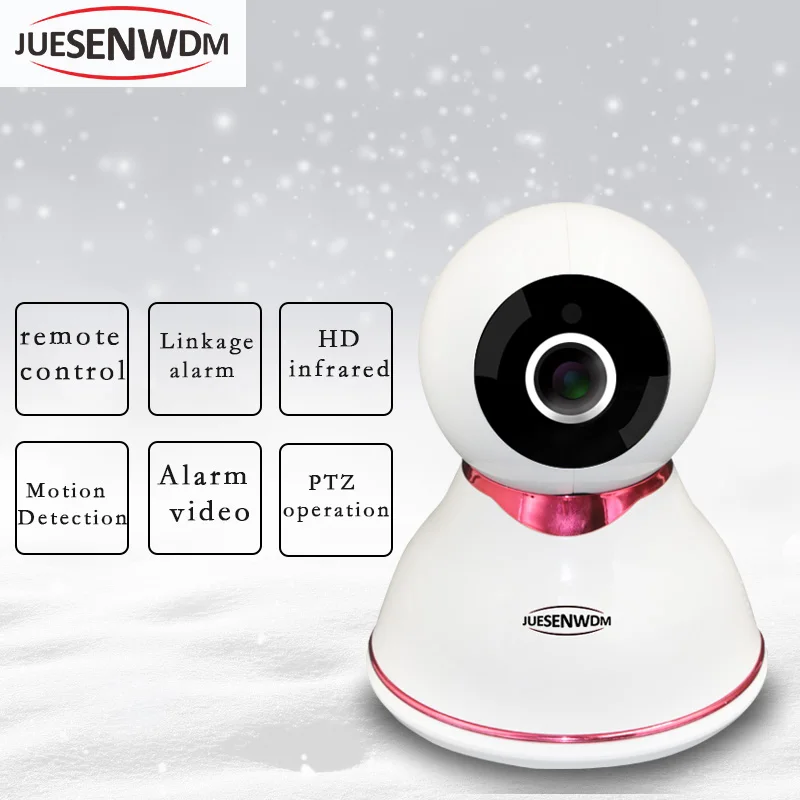JUESENWDM 1080P CCTV Распознавание лиц Wifi ip камера PTZ Беспроводная сетевая система