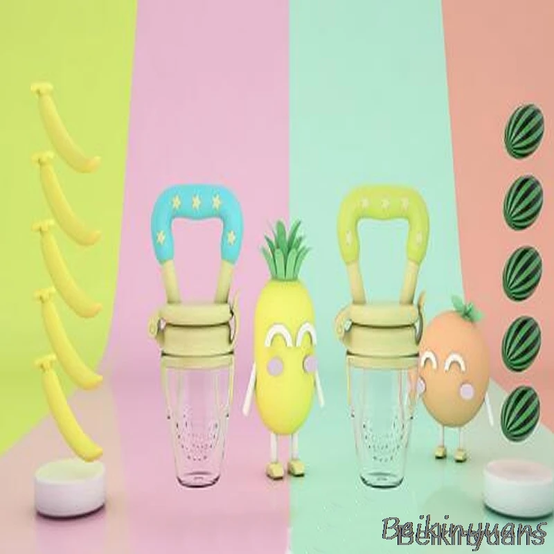 Детская силиконовая соска для кормления фруктов и овощей безопасная