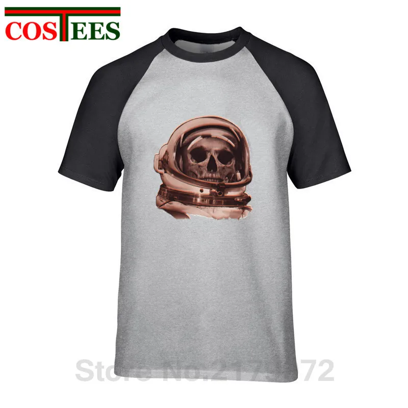 2019 Креативный дизайн Ablaze Spaceman футболка мужская с черепом космонавта SpaceX Teeshirt
