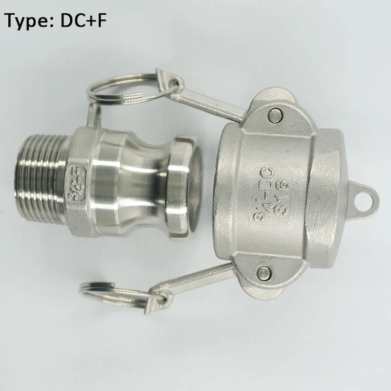 1/2 &quotдо 4&quot Тип DC + F Camlock Муфта Stianless сталь 304 БЫСТРОРАЗЪЕМНАЯ муфта|Фитинги для