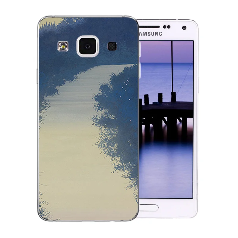Для Samsung Galaxy A5 2015 чехол для телефона задняя крышка Coque (5) A500 A5000 A500H A500F 5 0 &quotПейзаж
