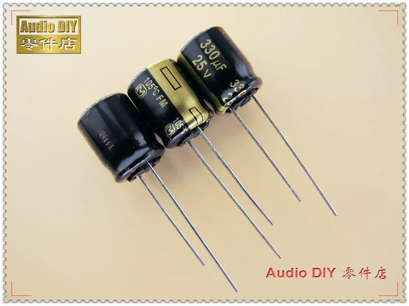 20 шт/100 шт FM серии 330 мкФ 25В 25v330uf Ультра низкий внутренний конденсатор