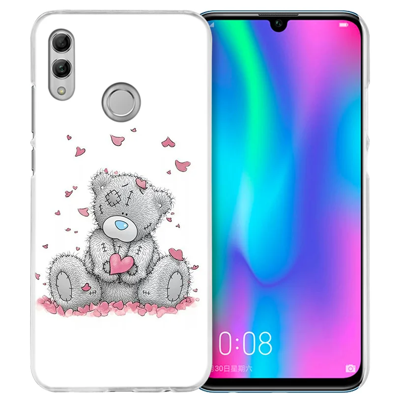 Teddy Me To You Bear чехол для huawei Honor 8X Y9 9 10 Lite Play 7C 8C 8S 8A фотоаппаратов моментальной печати 7S 7A Pro V20 20i Y6 Y7 Y5 жесткий чехол из ПК для телефона
