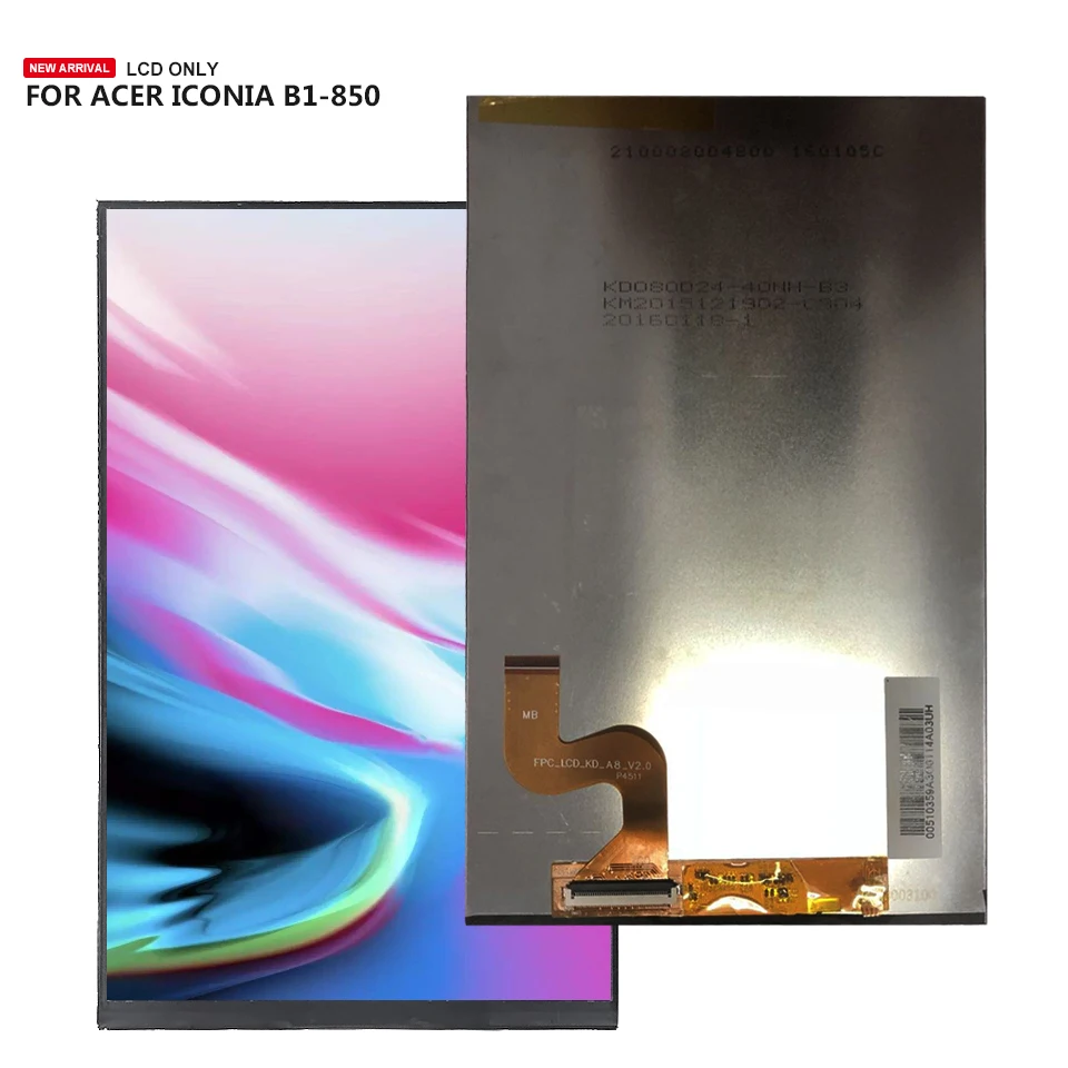 Бесплатная доставка для Acer Iconia One 8 B1 850 A6001 ЖК дисплей Экран дисплея Замена +