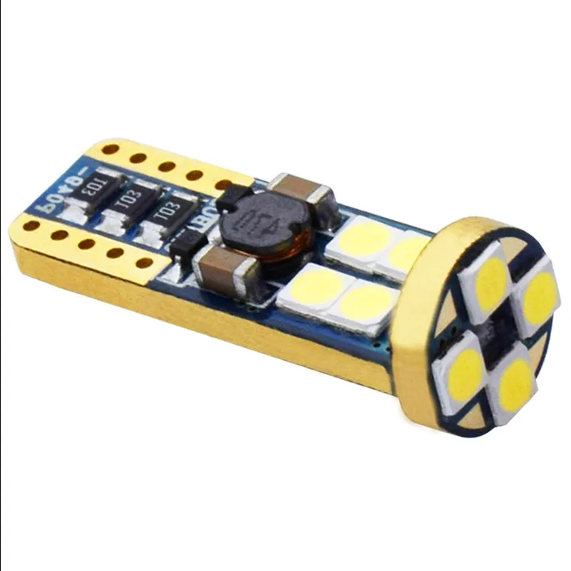 T10 W5W 12 SMD 3030 светодиодный автомобильный габаритный фонарь WY5W 12SMD LED CANBUS без ошибок