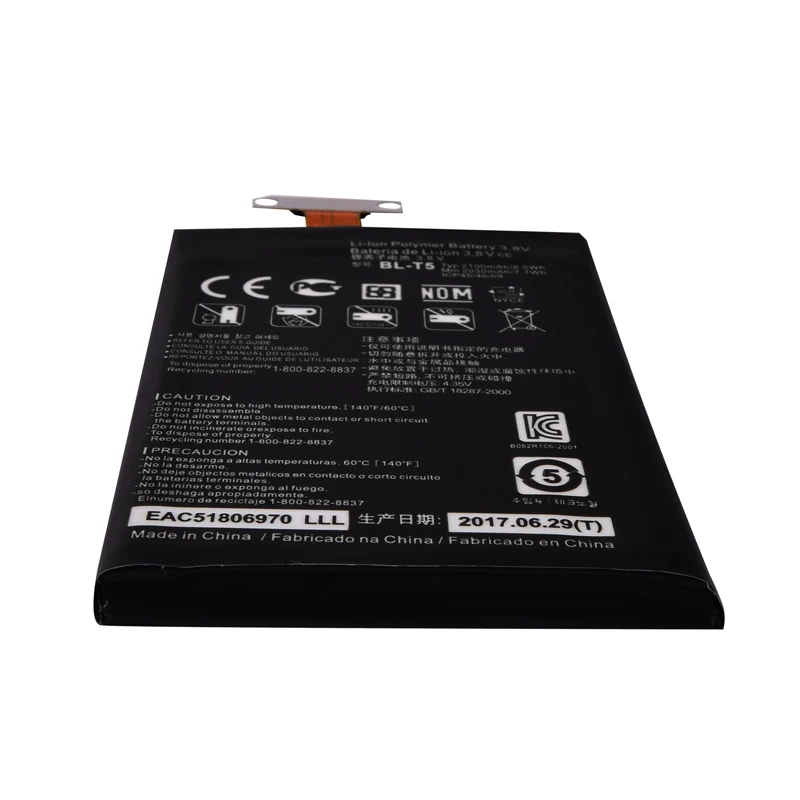 Аккумулятор для телефона SIYAA BL-T5 для LG Google Nexus 4 E960 E975 E973 LS970 F180 Li-ion, заменяемые батареи BL T5, розничная упаковка.