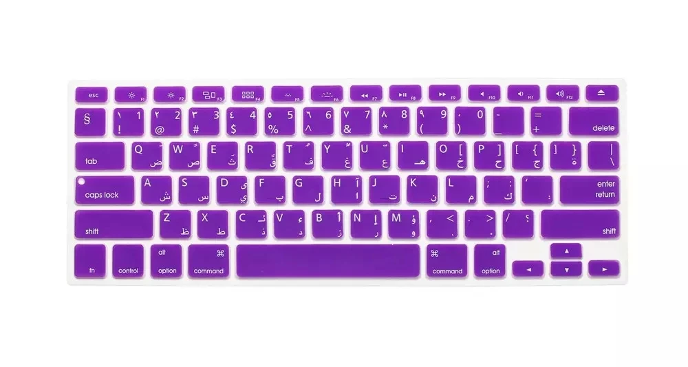 Новая силиконовая накладка на клавиатуру с арабскими буквами для Macbook Air Pro Retina 13 15
