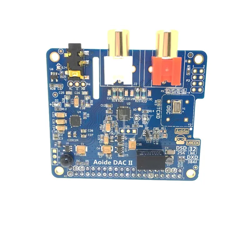 

DAC II Hifi Sound Card|ES9018K2M|384 kHz/32-bit|High-Resolutio|DSD format supported|For Raspberry Pi 3 Model B/3B/2B