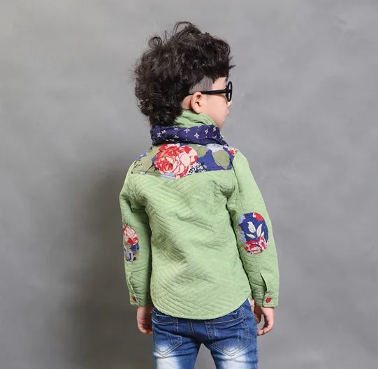 2014 My little Mr. boys shirts with embroidery fashion clothes |