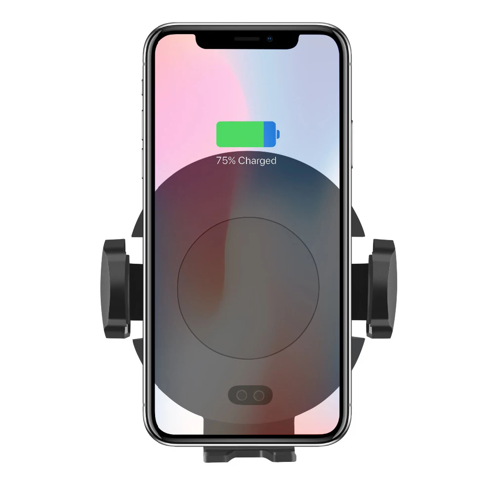 696 C11 Автоматический Инфракрасный датчик автомобильное беспроводное зарядное устройство для iPhone XS MAX XR X 8 Plus автомобильное вентиляционное отверстие/присоска держатель для samsung S9