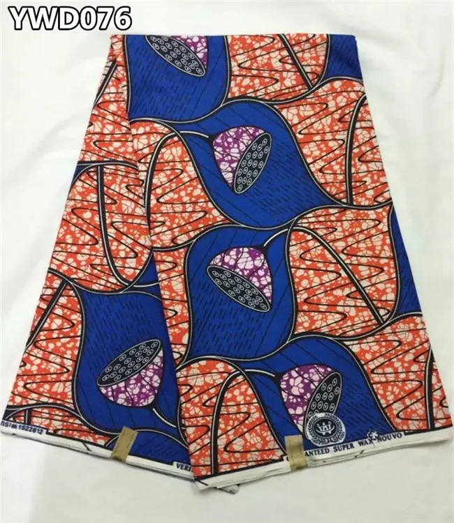 Hot sales African woodin wax 6yards High Quality veritable real fabric YWD081 | Дом и сад