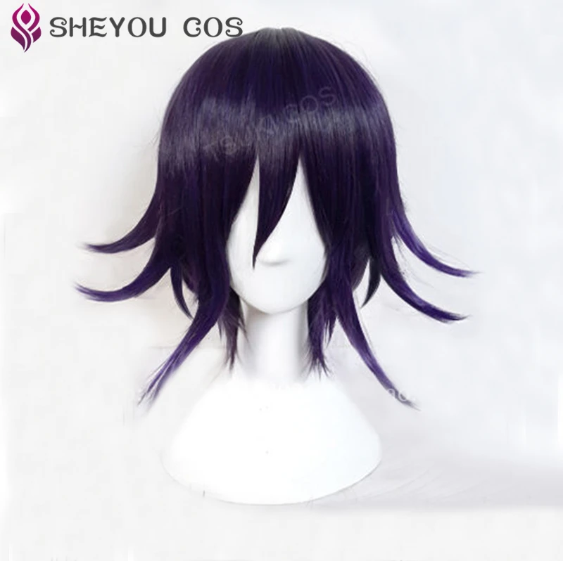 Парик для косплея Ома кокичи из Danganronpa V3: Killing Harmony термостойкие короткие