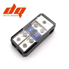 Универсальный автомобильный аудиоусилитель 60A 4GA 1 в 2 выхода, держатель предохранителя, коробка предохранителя, АБС-пластик + сплав цинка