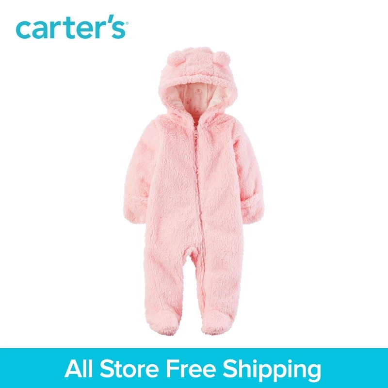Carter's/1 предмет детская одежда для маленьких детей с капюшоном девочек из шерпы