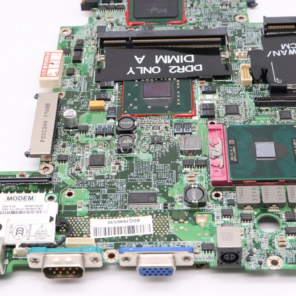 Материнская плата NOKOTION DA0JM7MB8E0 REV E PWB DY483 материнская для ноутбука DELL Latitude D830 с