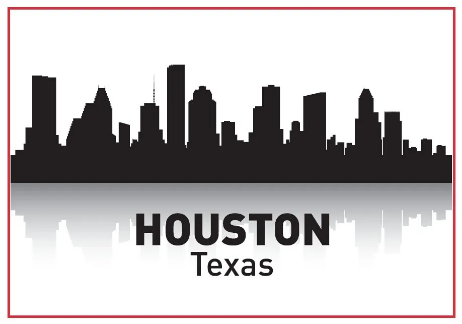 

Texas Houston Skyline Souvenir Fridge Magnets 20288