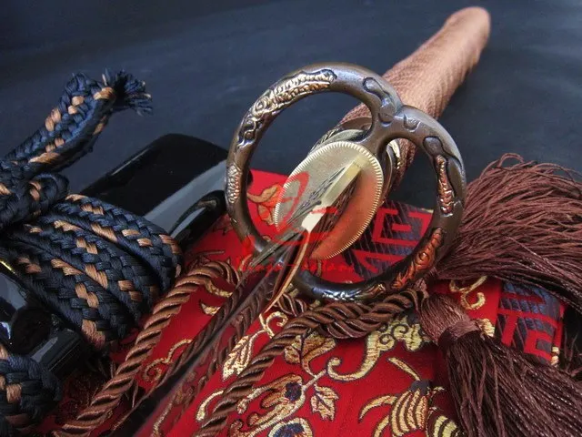 Ручной Кованый сложенный стальной клинок ГЛИНА ЗАКАЛЕННОЕ Катана/wakizashi готовый