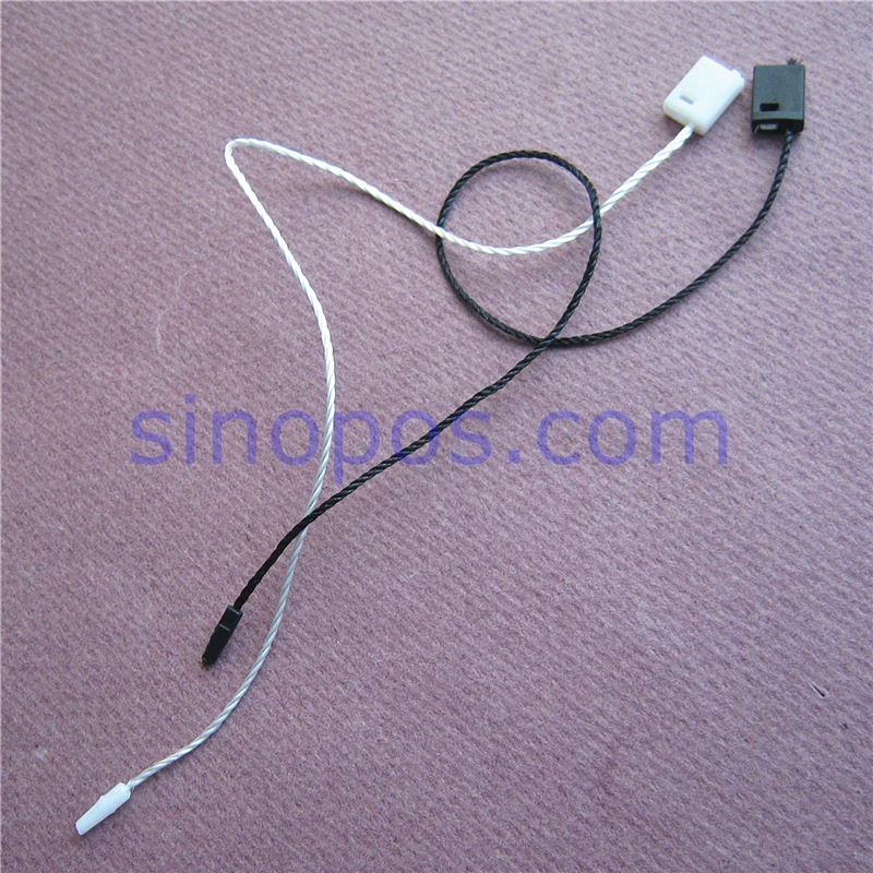 Экономичная пластиковая подвесная бирка черно белая для одежды фиксатор петли