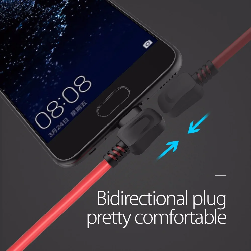ORICO прямоугольный USB кабель USB2.0 A/M для освещения Samsung Note8 S8 Xiaomi MAC 2A мобильный