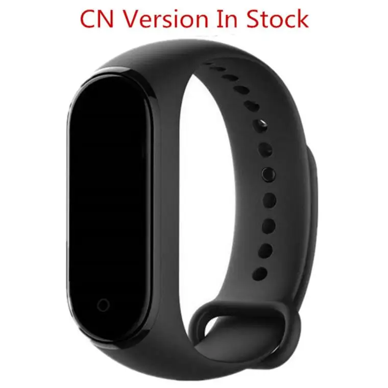 Mi 4 CN Version Xiaomi mi Band 4 фитнес-браслет 5ATM шагомер спортивный умный Браслет 0,9" цветной AMOLED экран mi Band 3 mi Band 4 глобальная версия - Цвет: Mi 4 CN Version