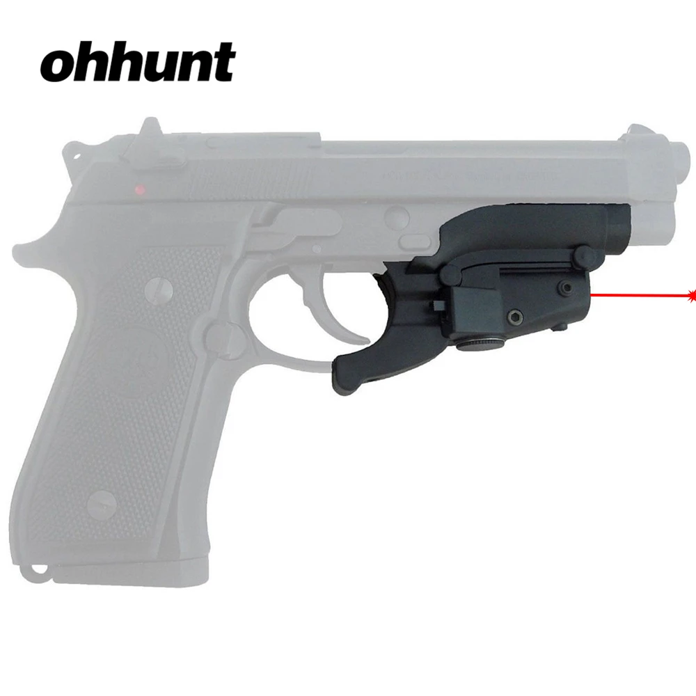 

Ohhunt 5mw красный лазерный прицел, тактический охотничий красный точечный прицел для M92 Beretta модель 92 96 M9 GZ200020
