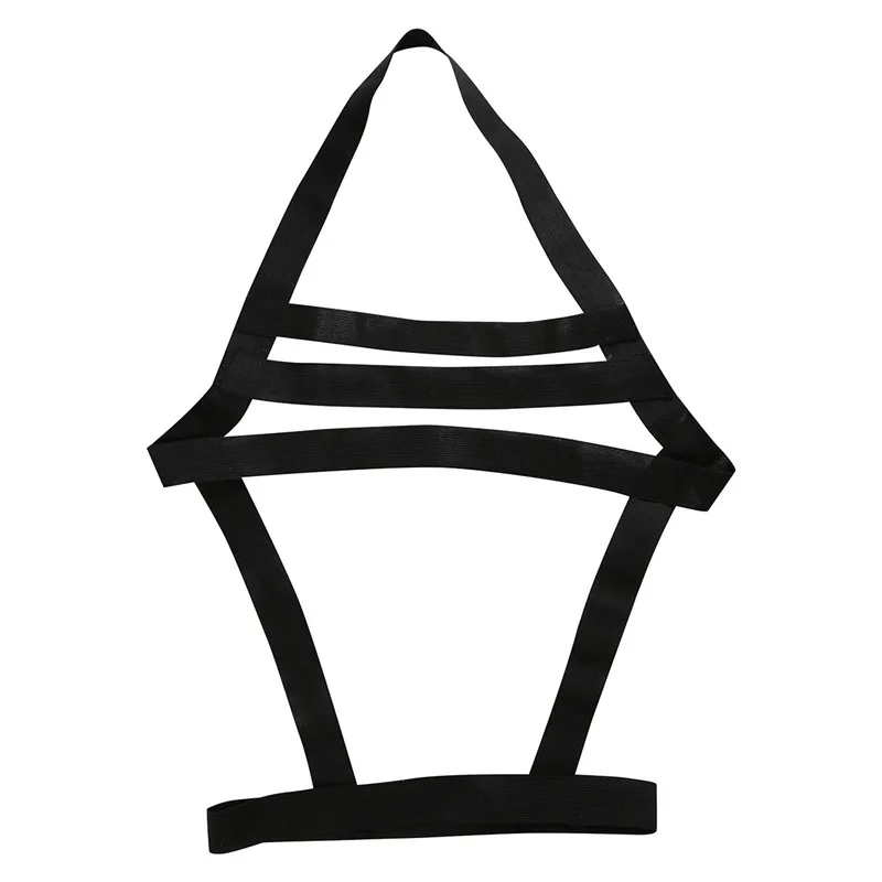 Пикантные Для мужчин нейлоновое нижнее белье с лямкой на шее Hollow Out дизайн